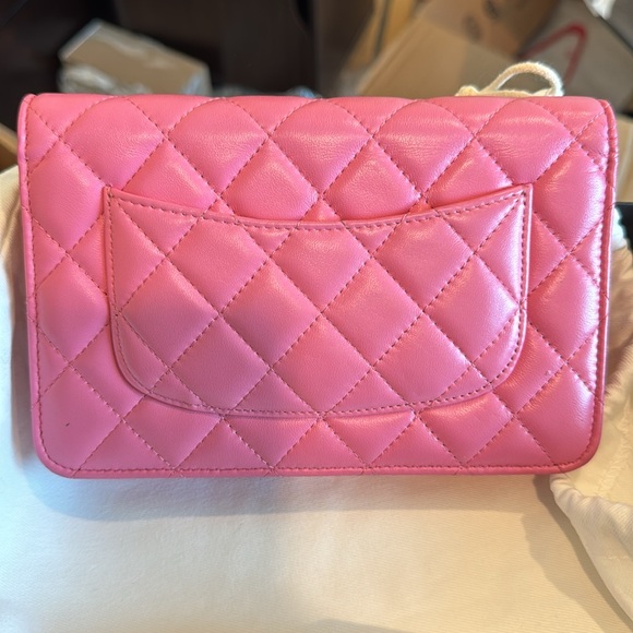 Chanel Lambskin Wallet on Chain, NWT very rare - Picture 7 of 14